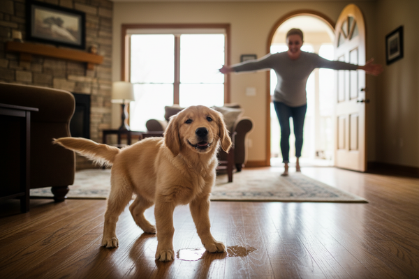 Pourquoi mon chien fait pipi quand il est excité ?