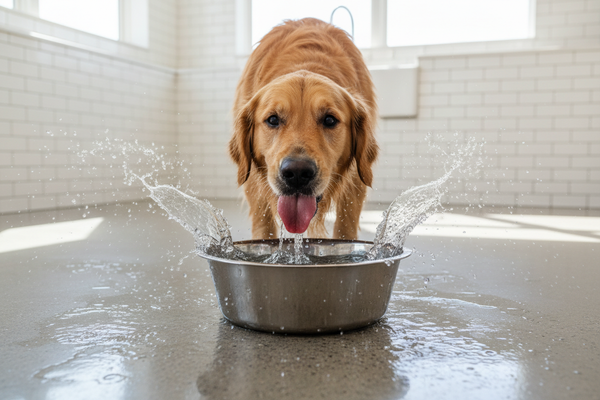 Mon chien boit beaucoup : est-ce normal ?