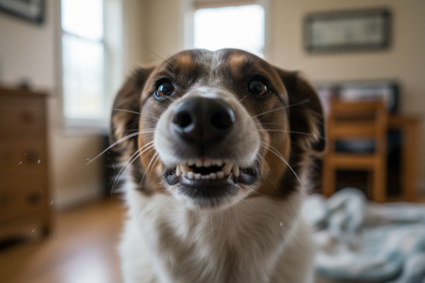 Pourquoi mon chien claque des dents ?