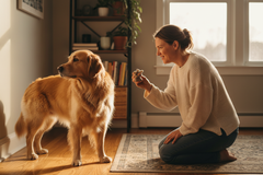 Pourquoi mon chien détourne le regard ?