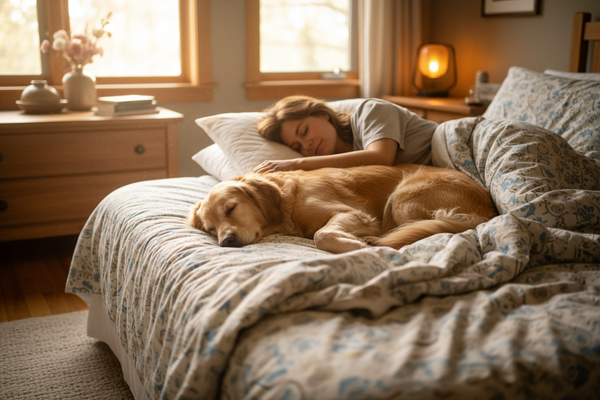 Pourquoi mon chien dort avec moi ?