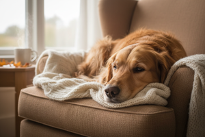 Mon chien dort les yeux ouverts : faut-il s’inquiéter ?