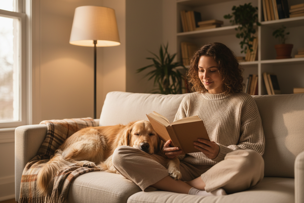 Activités calmes pour chien : comment l’occuper sans l’exciter
