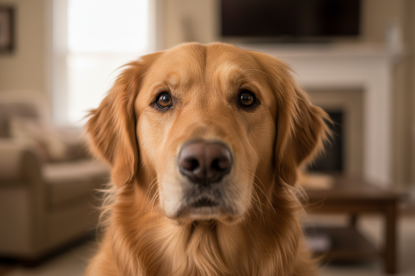 Pourquoi mon chien me regarde fixement ?