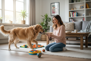 6 jeux amusants pour stimuler mon chien à la maison