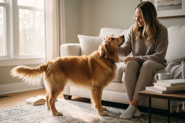 Mon chien me colle tout le temps : attachement ou anxiété ?
