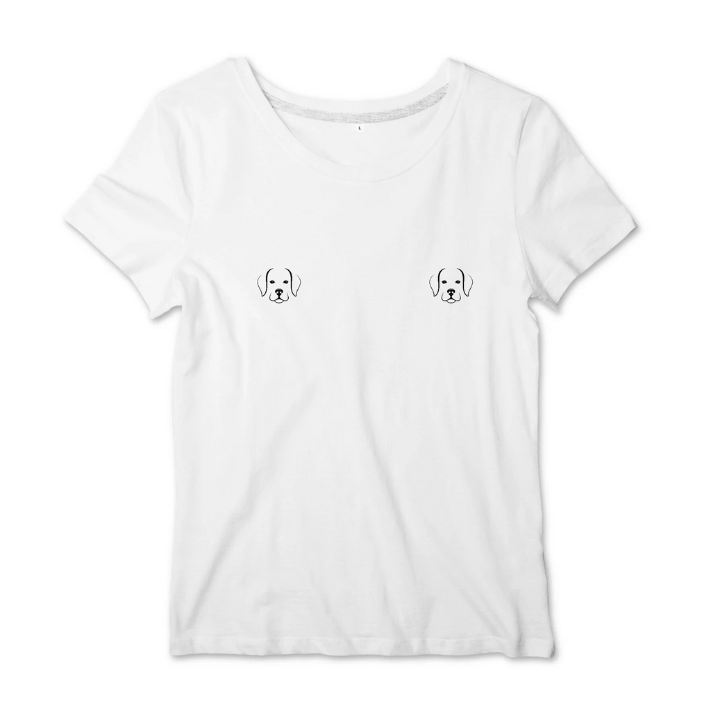 T-shirt femme Dog Worldchien™ 100% coton