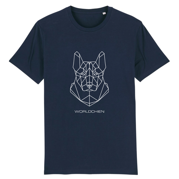 T-shirt Design Worldchien™ 100% Coton Bio