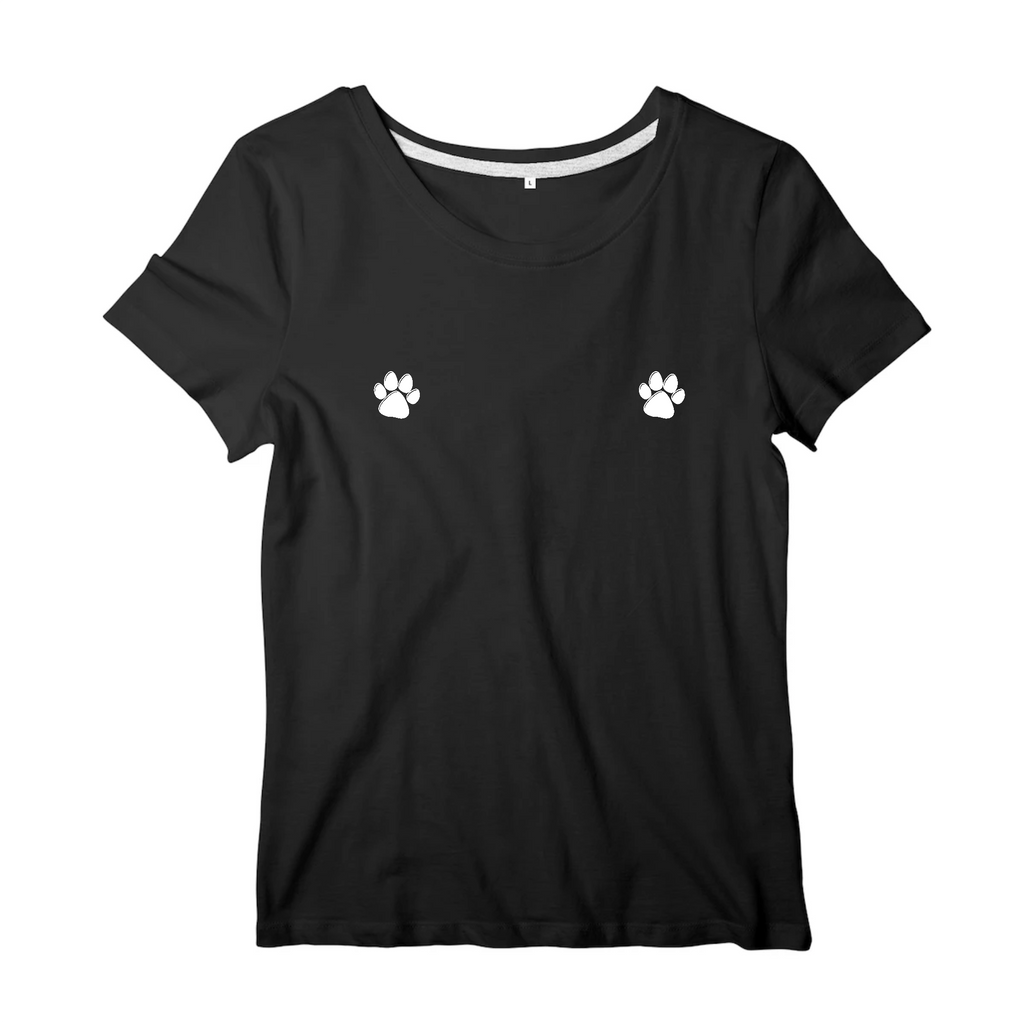 T-shirt femme pattes Worldchien 100% coton